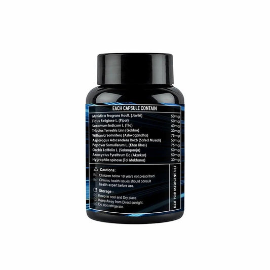 Generic TSA Energy 365 Health Supplement Capsules, 300mg, 30Count, Black Bottles (Pack of 1)