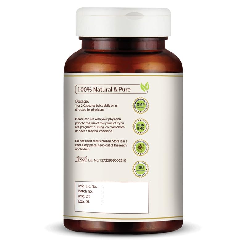 Vedikroots Salacia Oblonga Capsules – 60 Capsules | Supports Healthy Bl- image 3