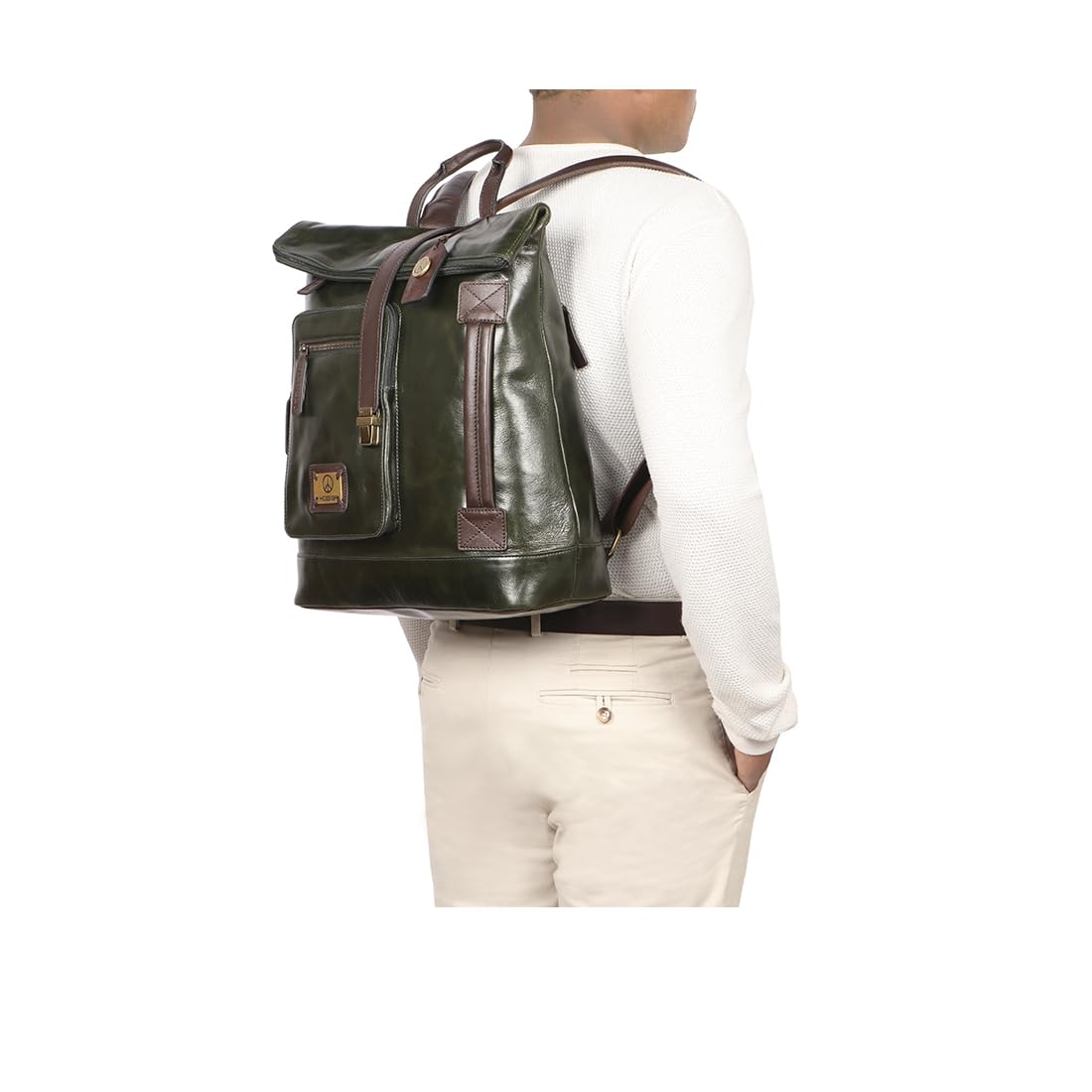 Hidesign Uncle Ho 03 - Cherokee/Mel Ranch - Men's Backpack - Jungle/Brown - L