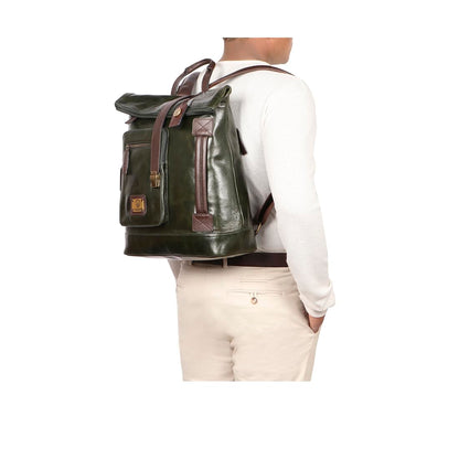 Hidesign Uncle Ho 03 - Cherokee/Mel Ranch - Men's Backpack - Jungle/Brown - L