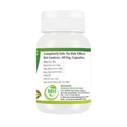 Morsan's Giloy (Tinospora cordifolia) Capsules, Pack of 60 x 500 mg. Veg. Capsules (1)