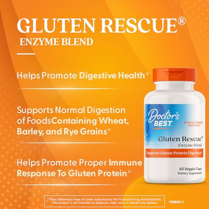 Doctor's Best Gluten Rescue with Glutalytic, Non-GMO, Vegan, Gluten Fre- image 5