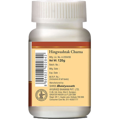 Baidyanath Hingwashtak Churna - 120 gm Powder | Effective Gastric Stimu- image 7