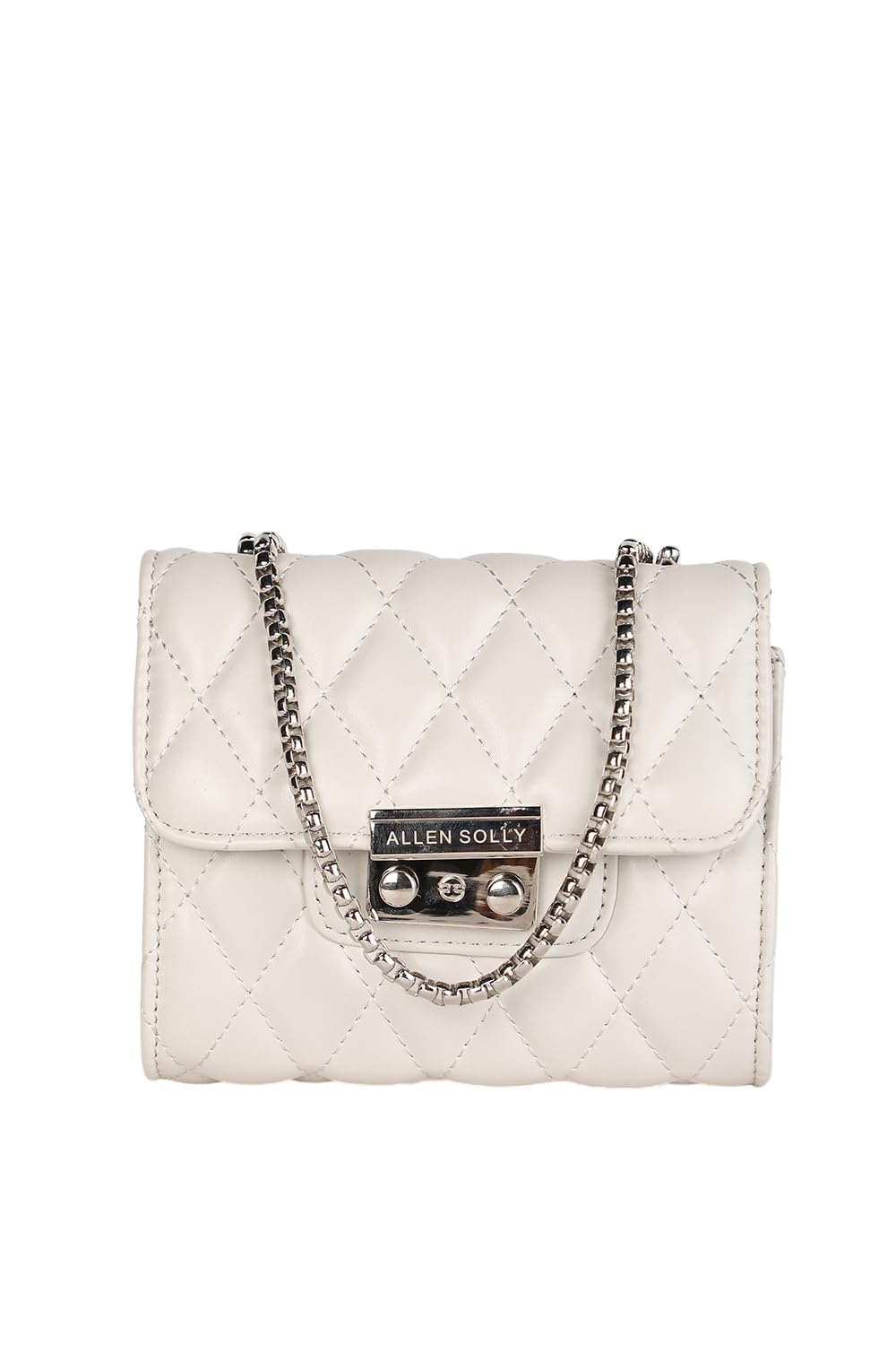Allen Solly Women Off White colour Sling Bag_AHBGFRGBS02387 Size-15 * 8.4 * 12.6cm