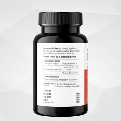 Onpharno TUDCA Liver Supplement | Liver & Gallbladder Support | Enhances Detoxification, Promotes Healthy Bile Flow & Digestion | 500mg – 30 Vegan Capsules