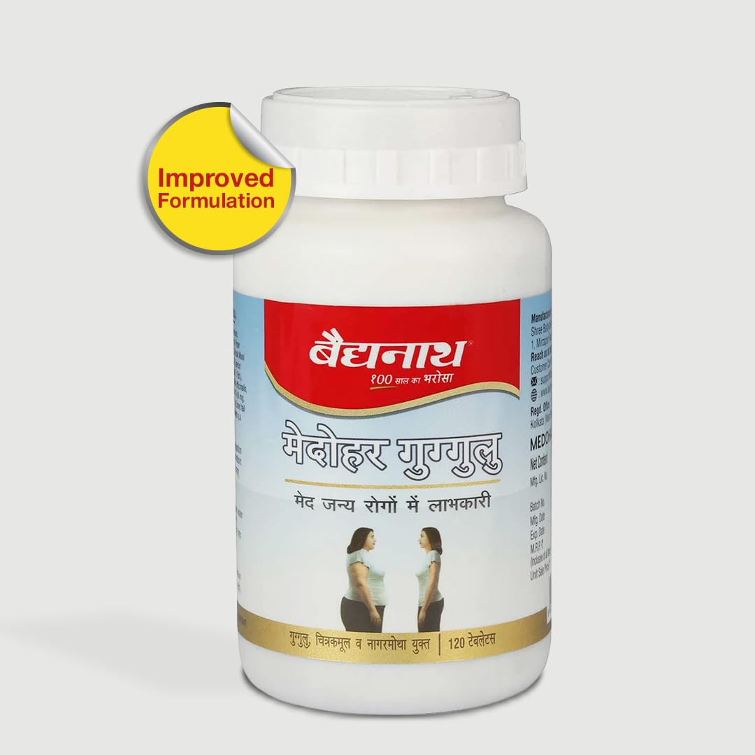 Baidyanath Medohar Guggulu Tablets, Enriched with Guggulu, Chitrakmool- image 8