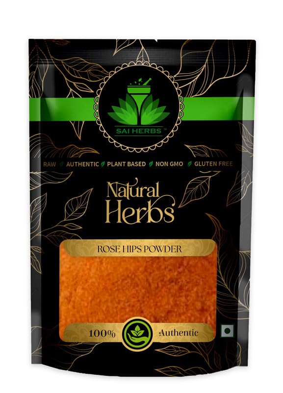SAI HERBS Rose Hips Ayurvedic Powder - Bulgarian Rose Hips Ayurvedic Powder - Fo