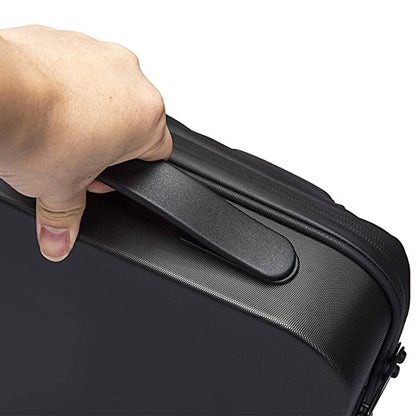 I CASE Origami Knapsack TSA Locks -Hard Shell Anti Theft Slimmest USB Charging Port Water Resistant Laptop Backpack| Business Travel Laptop Backpack for Men & Women(Black)
