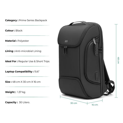 ICON The Iconic Laptop Backpack 30L | Premium Polyester, Fits 15.6" Lap- image 3