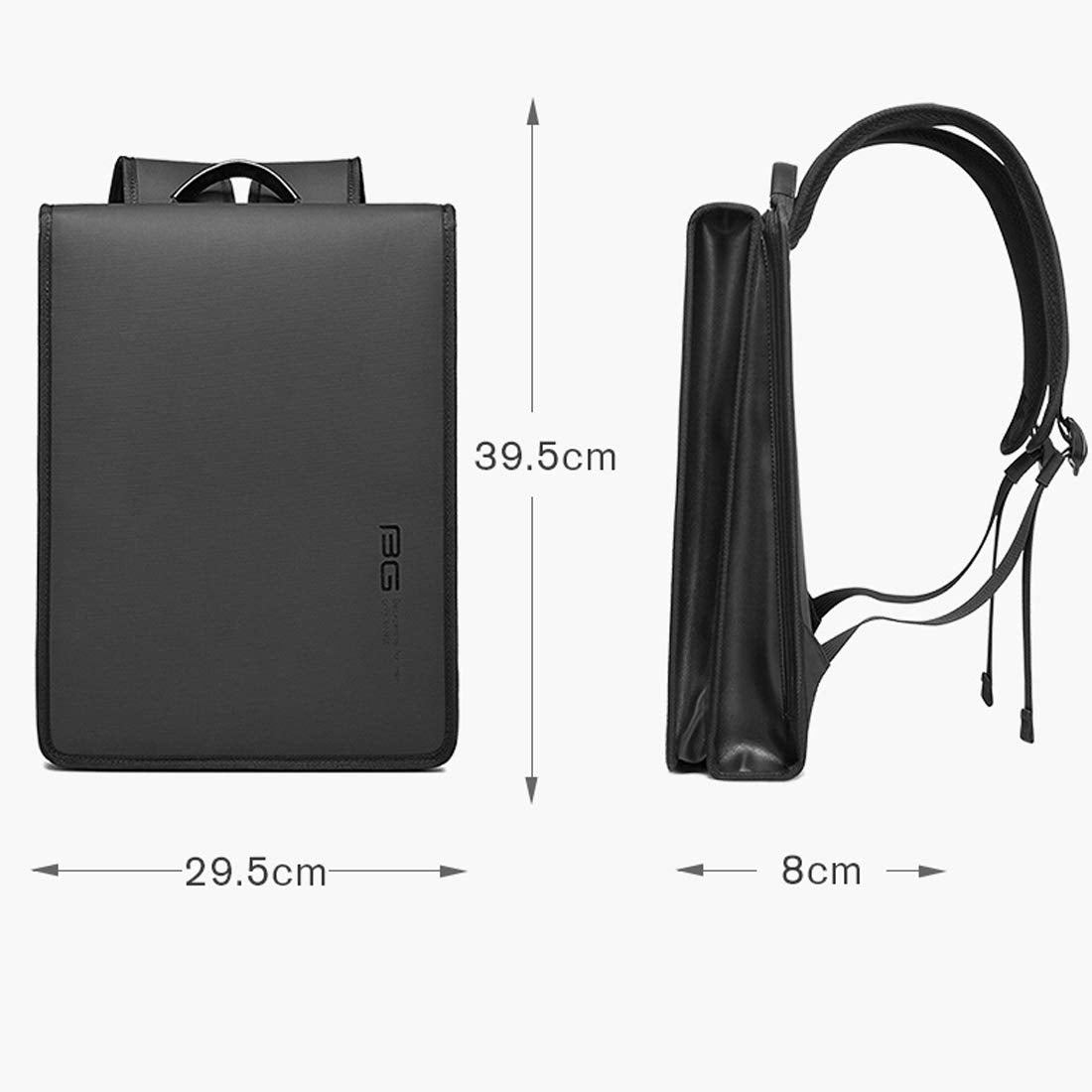 BANGE Water Resistant Polyester Unisex Business Travel Laptop Backpack- image 4