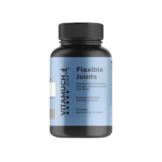 Vitamuch Joint Support Tablets with Glucosamine, Chondroitin, Collagen Type II, Hyaluronic Acid & Vitamin D3 | Joint Care Supplement for Men & Women | 60 Tablets