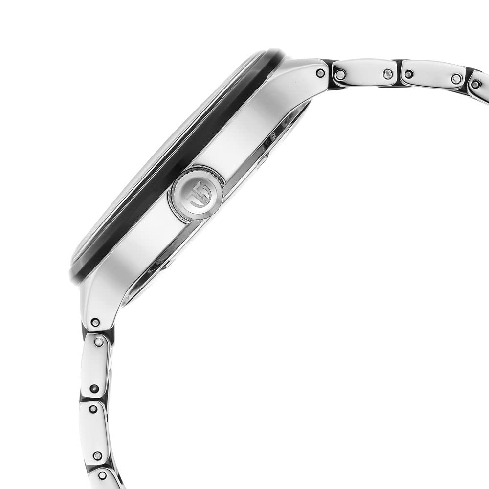 Titan Ceramic Fusion Quartz Black Round Dial Men's Analog Watch | Stain- image 3