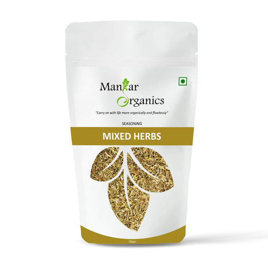 ManHar Organics Mixed Herbs Seasoning 1KG - Perfect for Soups, Salads, and Roasted Dishes | Non-GMO, Flavorful Herb Blend | Natural Blend of Thyme, Oregano, Basil, and More | Pizza Pasta Seasoning |