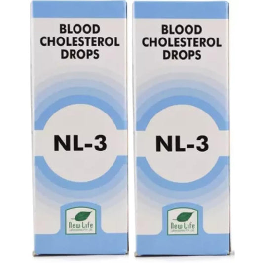 New Life NL-3 Blood Cholesterol Drops, 30ml Pack of 2
