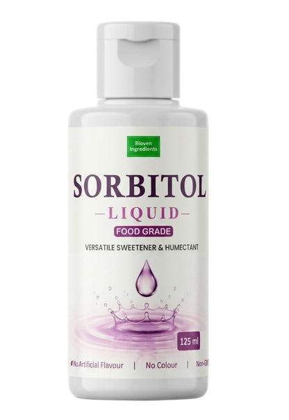 Bioven Ingredients Sorbitol Liquid, 100% Pure Supplement, No Filters/Binders, No Preservatives/Additives 125ml