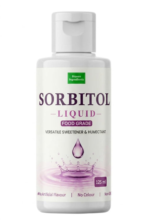Bioven Ingredients Sorbitol Liquid, 100% Pure Supplement, No Filters/Binders, No Preservatives/Additives 125ml