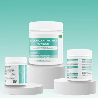 Bioven Ingredients Glucosamine HCL Powder, Pure Supplements, No Filters/Binders, (Gram, 125, gram)