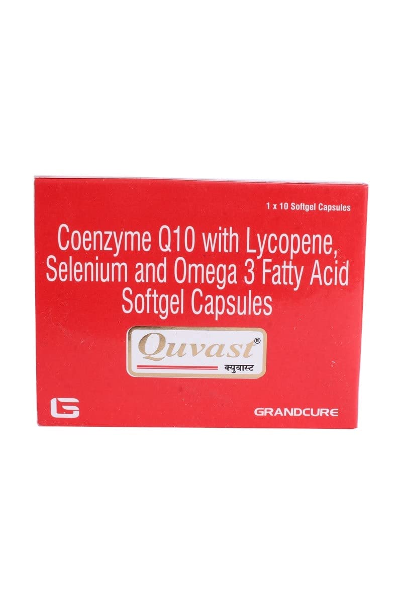 Quvast Soft Gelatin - Strip of 10 Capsules