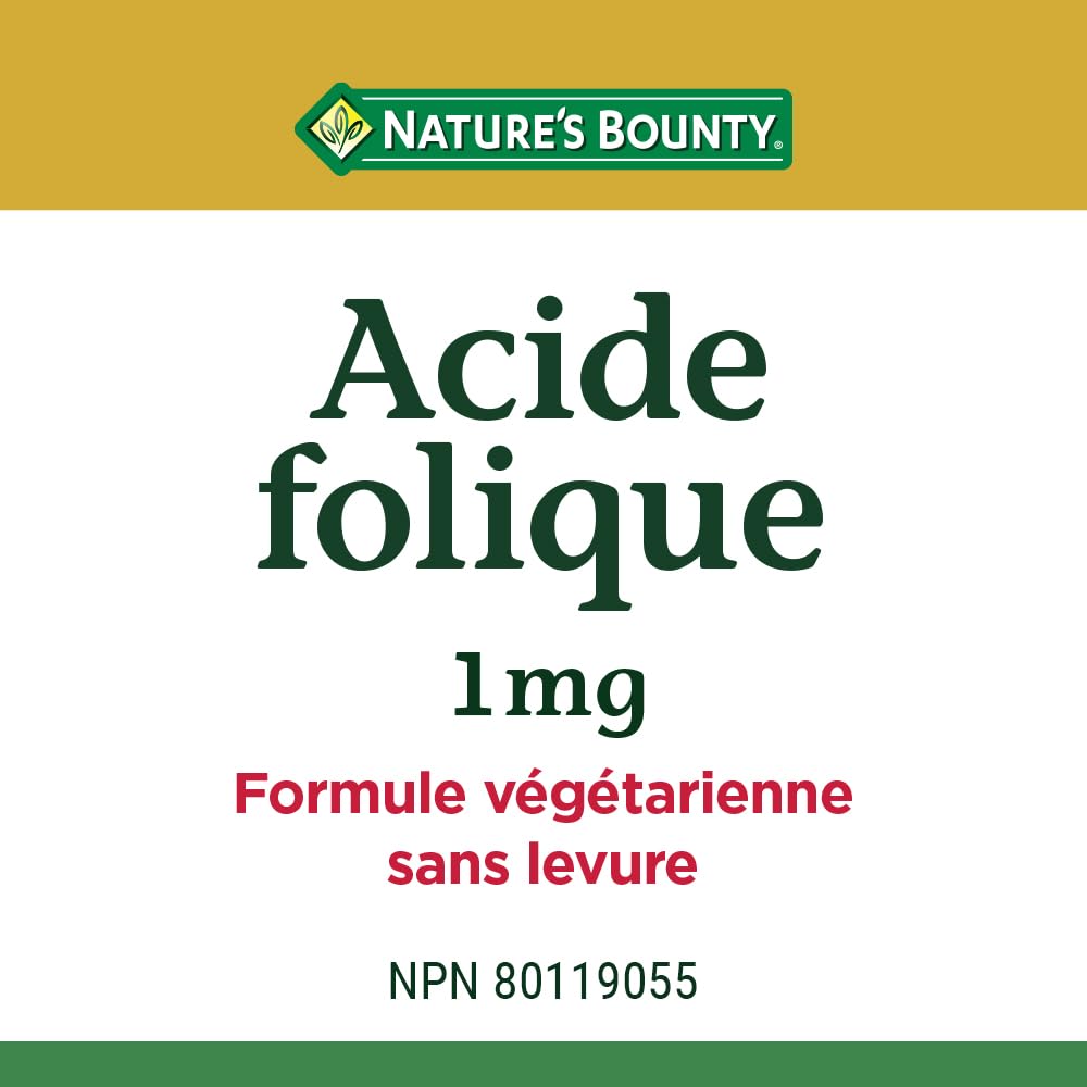 Nature'S Bounty Folic Acid 1Mg 150Tb