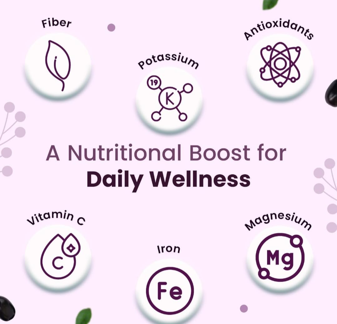 BRIGHTUM'S Jamun Seeds Powder, Natural Diabetes Support Supplement, 250g, Made in India