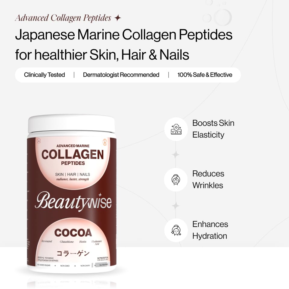Beautywise Advanced Marine Collagen Proteins Powder | With Hyaluronic A- image 8