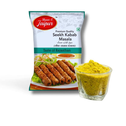 SHAAN-E JAIPUR Seekh Kabab Masala 50 Gm Each Spice Mix | Easy to Cook | Pack of 1 | Super Convenient & Cooks in Minutes