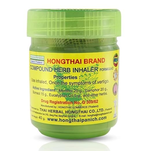 TWIN SWAN™ Hong Thai Traditional Thai Compound Herbal Inhaler Pack Of 1