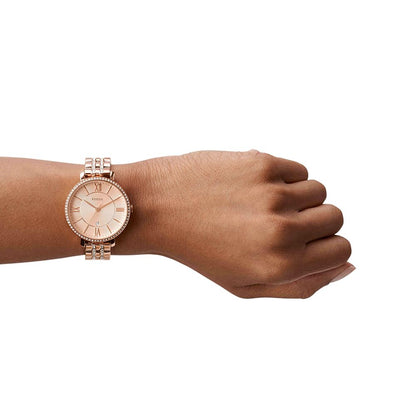 Fossil Jacqueline Rose Gold Watch ES3546