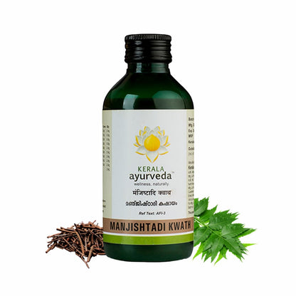 Kerala Ayurveda Manjishtadi Kwath 200 Ml With Manjishta, Triphala, Guduchi, Nimb
