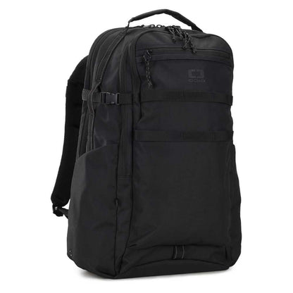OGIO Alpha 25L Multi Compartment Business Travel Laptop (17") Backpack with Hidden Pocket, Reflective Trims, Premium Durable Abrasion Resistant Bottom Recycled Polyester Material