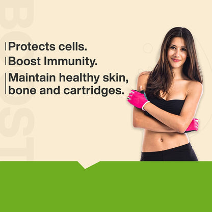 MyFitFuel Natural Vitamin C with Zinc, From Amla Extract Plant Based, (- image 8