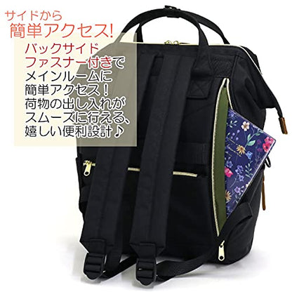 anello Cross Bottle Backpack (R) REPREVE | Size - Regular, 18 Liters | PC Storage | Designed In Japan. (Pink x Gray Beige)