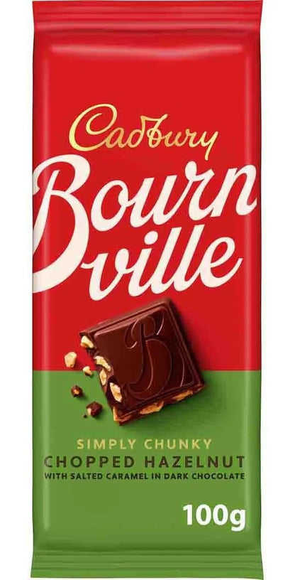 Cadbury Bournville Dark Chocolate Bar, Simply Chunky, 100g