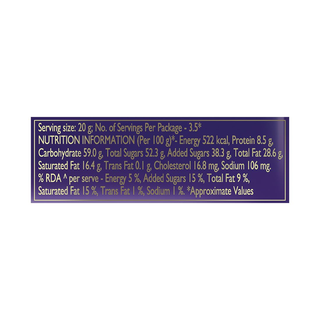 Cadbury Dairy Milk Fruit & Nut Chocolate Bar, Pack of 6 x 80g- image 4
