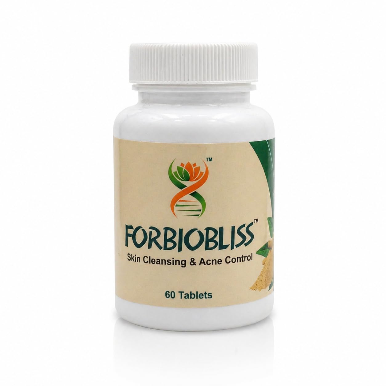 FORBIOBLISS Ayurvedic Skin Care Tablets, 60 Tablets