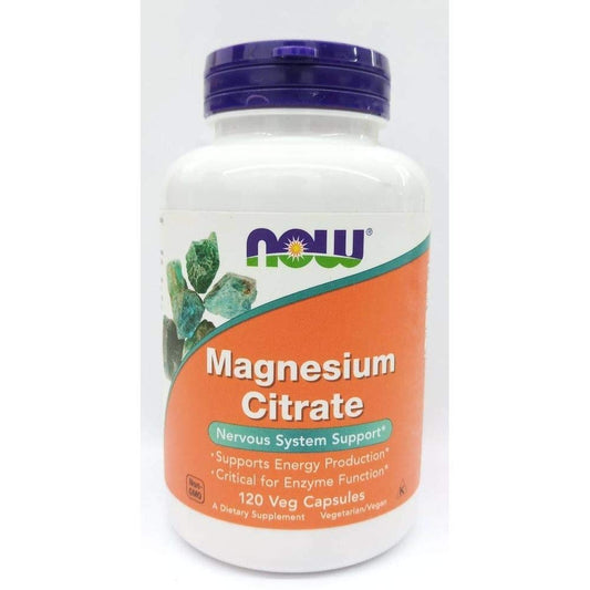 Now Foods , Magnesium Citrate,400 Mg,120 Veg Capsules