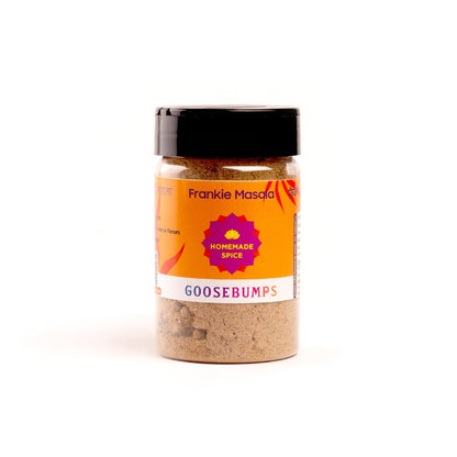 Goosebumps Frankie Masala | Wraps Burger Rolls Seasoning | 100% Natural Ingredients | Vegan Spices | Chat Masala | 90 GMS