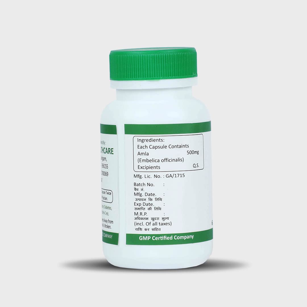Sona Amla Powder Capsules supports Immunity Booster - 60 Capsules (Pack of 3)