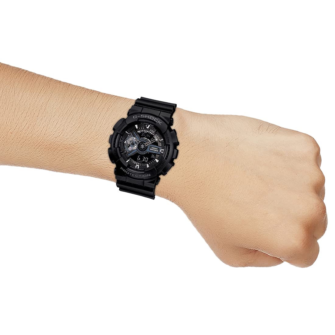 Casio G-Shock GA-110-1BDR Black Analog-Digital Dial Black Resin Strap Men's Watch Shock and 200M Water Resistant G317