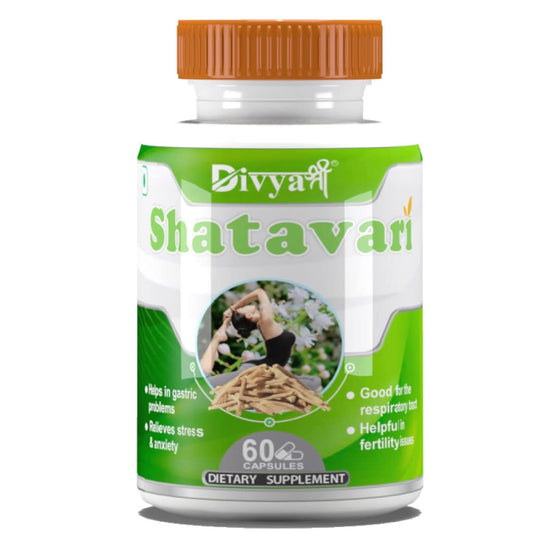Divya Shree Shatavri Capsule Helps Boosts Health and Vitality For Women | Hormonal Balance | Good for PCOD/PCOS | Restore Stamina and Energy