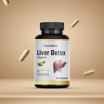 Plantomed Ayurvedic Fatty Liver Support Capsules, Daily Liver Detox and Cleanse, 60 Tablets