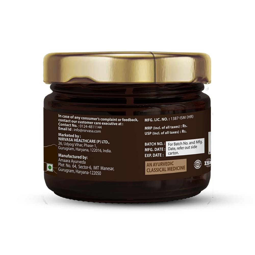 Nirvasa Pure & Original Himalayan Shilajit/Shilajeet Resin 2x20g | 100% Natural with 70% Fulvic Acid & 84+ Trace Minerals | Boosts Energy, Stamina, Strength & Immunity | 200-500 mg/ Serving – Pack of 2