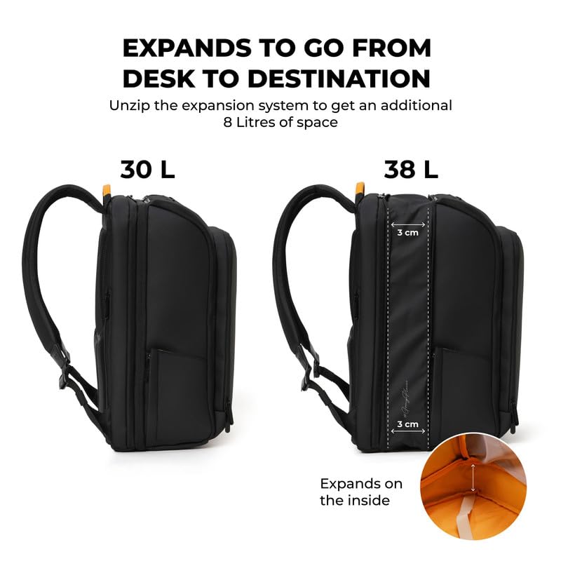MOKOBARA Em Telescope Backpack | 30L Expandable to 38L Capacity | Water- image 4