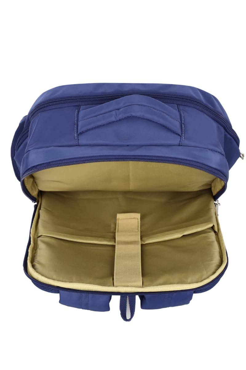 American Tourister Jit+ Polyester Zip Closure 6 Compartment Laptop Backpack (Blue, Free Size),35 L