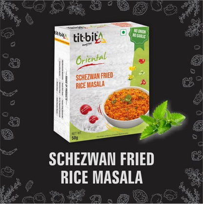 Tit-Bit - Fried Rice | Fried Rice Masala | Schezwan Fried Rice Masala | Fried Rice Mix | Fried Rice Masala Powder - (50 gm)