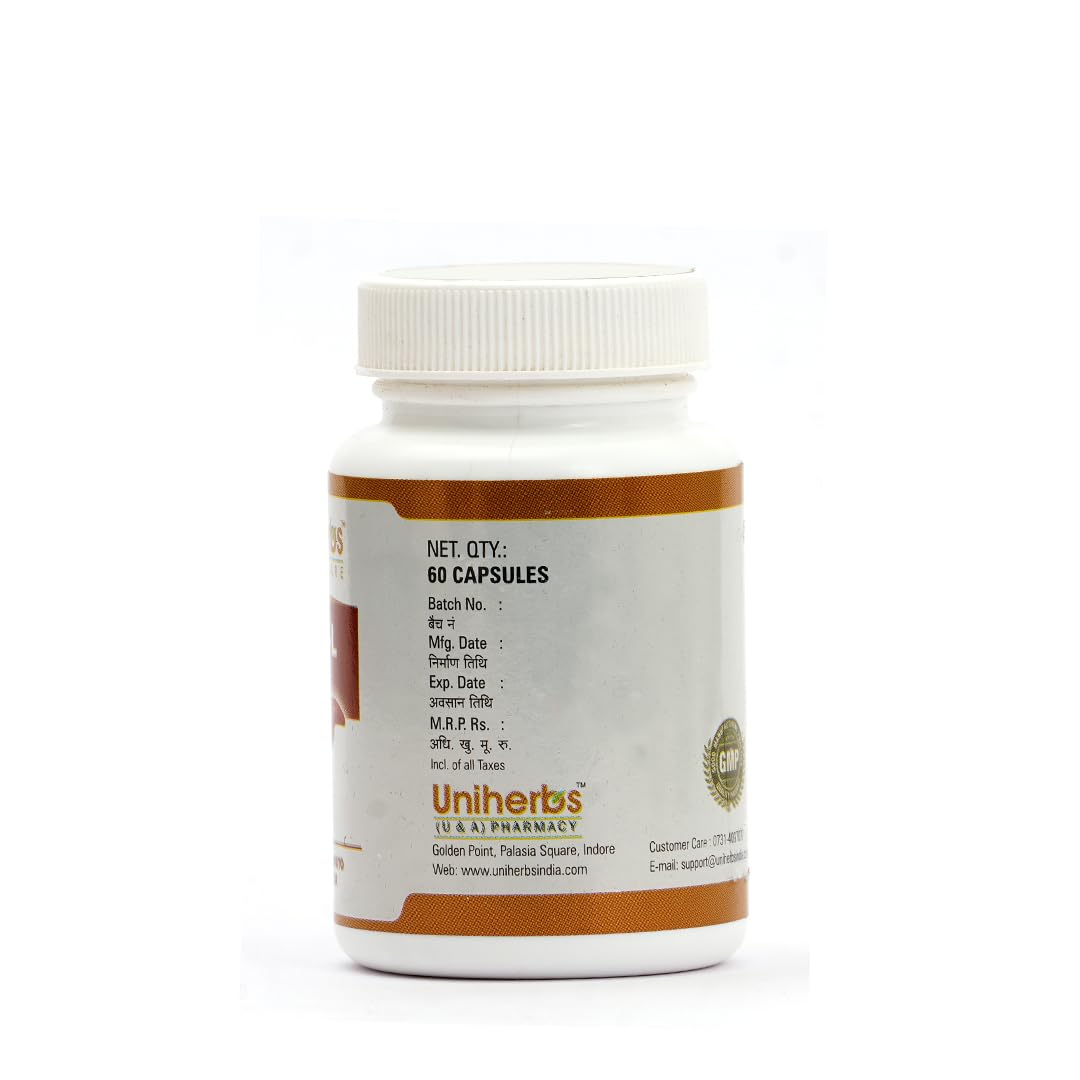 Uniherbs Uni-L Liver Detox Supplement For Men And Women For Healthy Liver | Helps In Cleanse Liver, Natural Protection Against Fatty Liver(60 Capsule) (1)