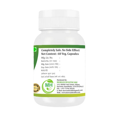 Morsan Healthcare KUTKI Capsules – 60 Veg Capsules | Pure Picrorhiza Kurroa Extract | Ayurvedic Herbal Supplement | Natural Plant-Based Formula (pack of 1)