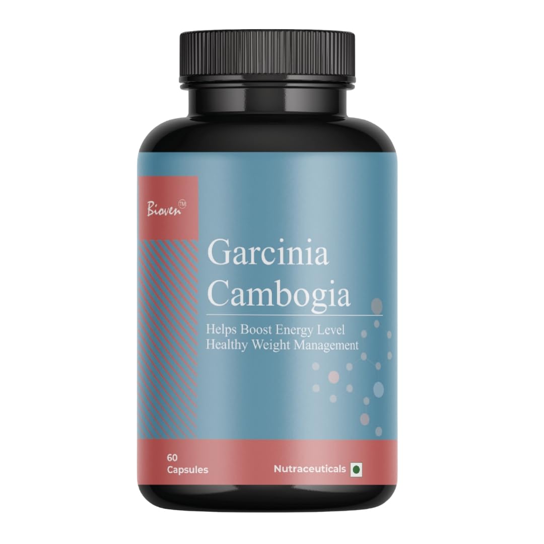 Biovencer Garcinia Cambogia-400mg | Helps Boost Energy Level | Healthy Weight Management | 60 Vegetarian Capsules