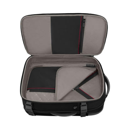Victorinox Swiss Designed Werks Traveler 7.0, Boarding Bag, Backpack With 15.6 Inch Laptop and 11 Inch Tablet Compartment, Black, 653650