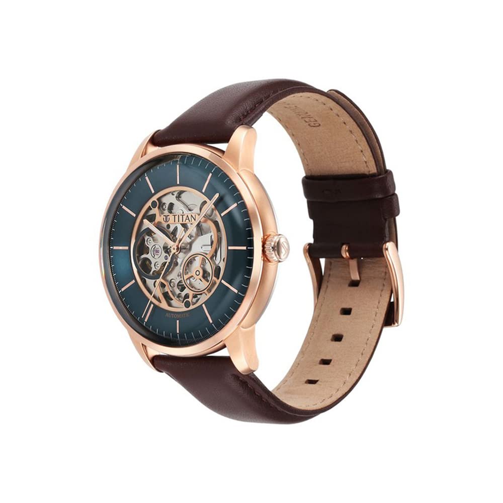 Titan Green Dial Analog Watch for Men-NR90110WL04